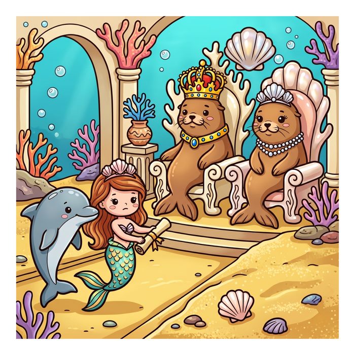 Marina & Finn — characters from The Magical Ocean Kingdom